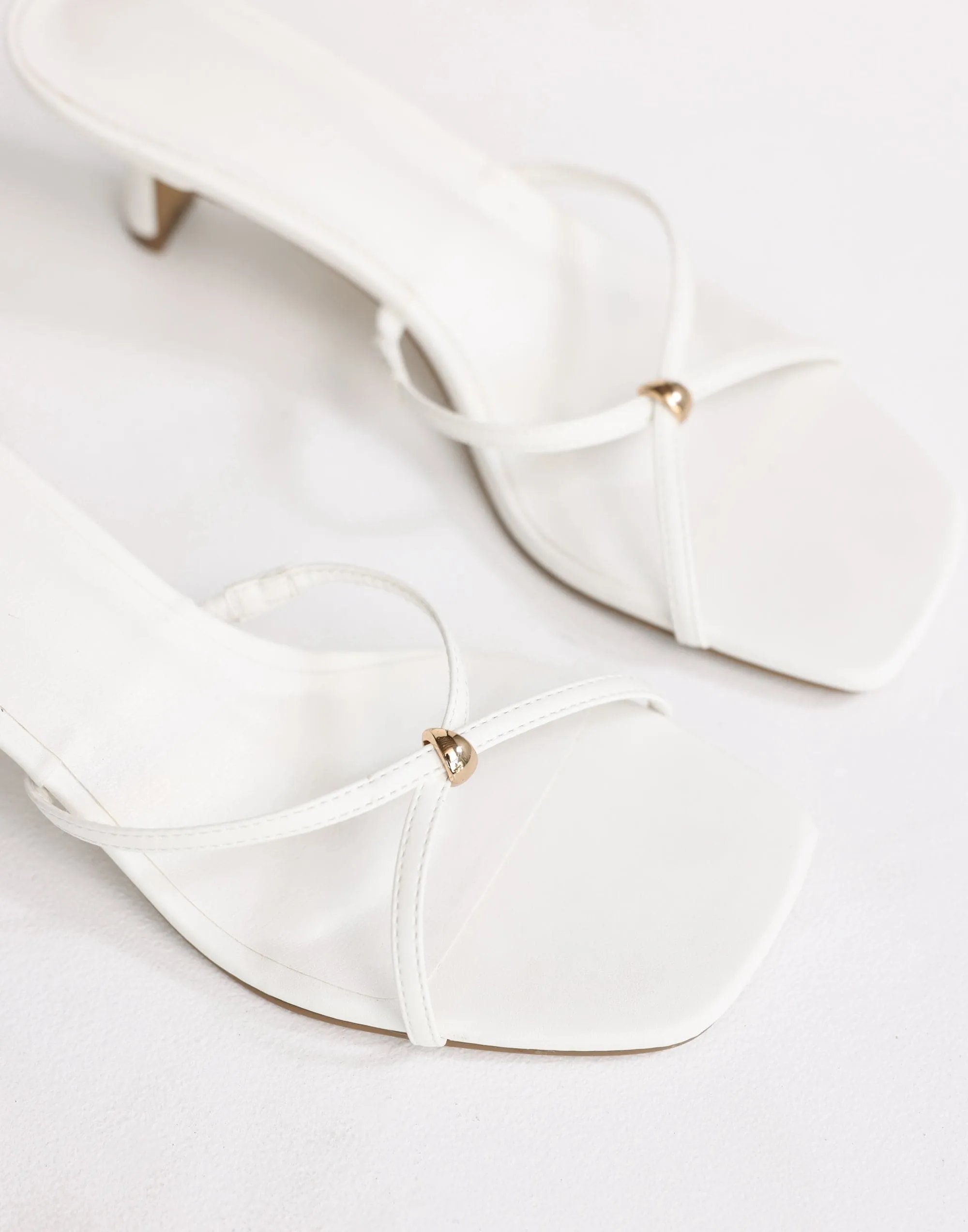 Camia Heels (White) - By Billini