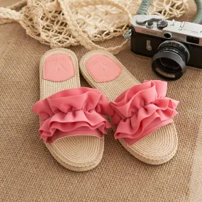 Espadrille Pink  Indoor Outdoor Sandal