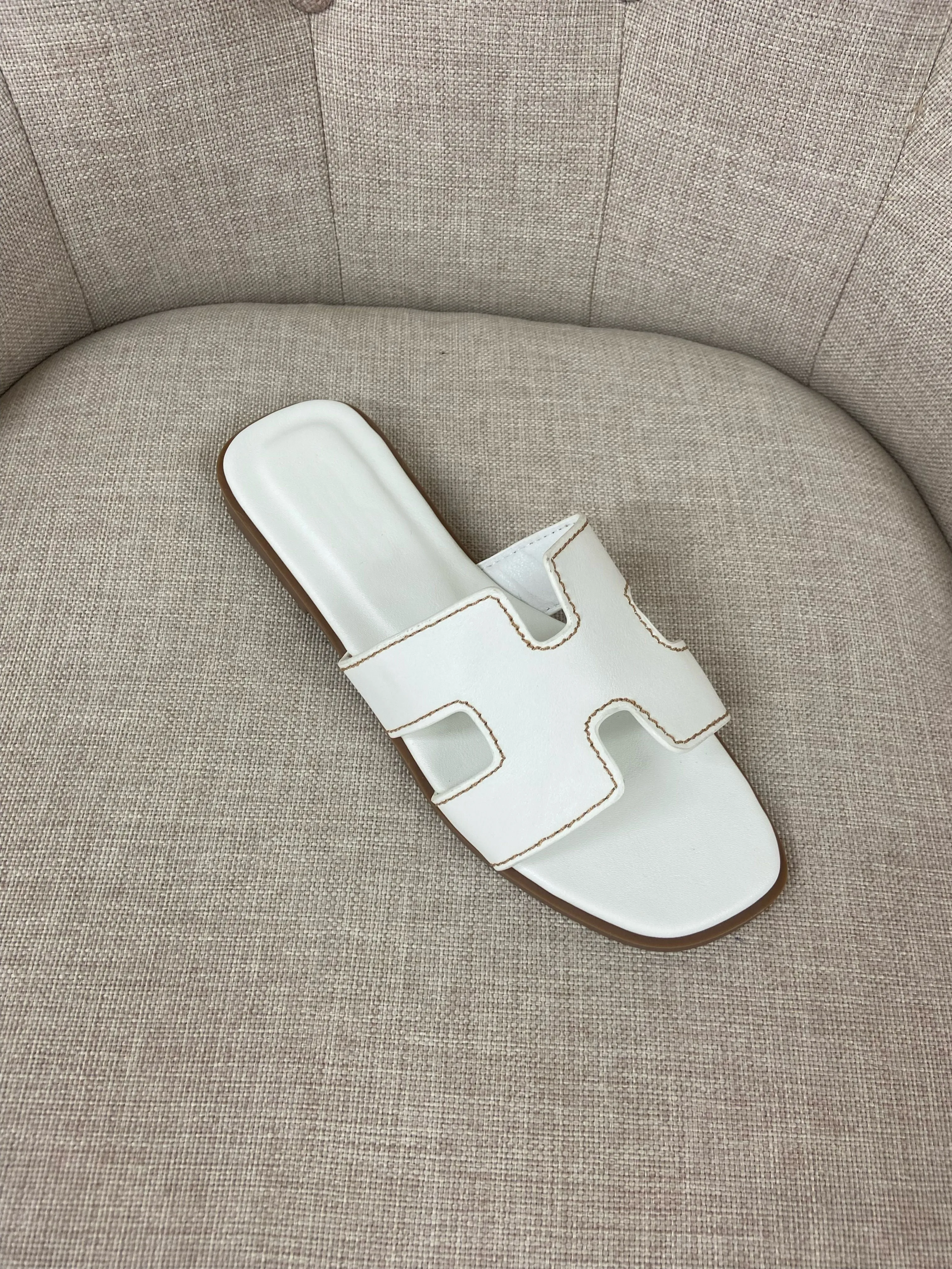 FINAL SALE!! France Sandal in White