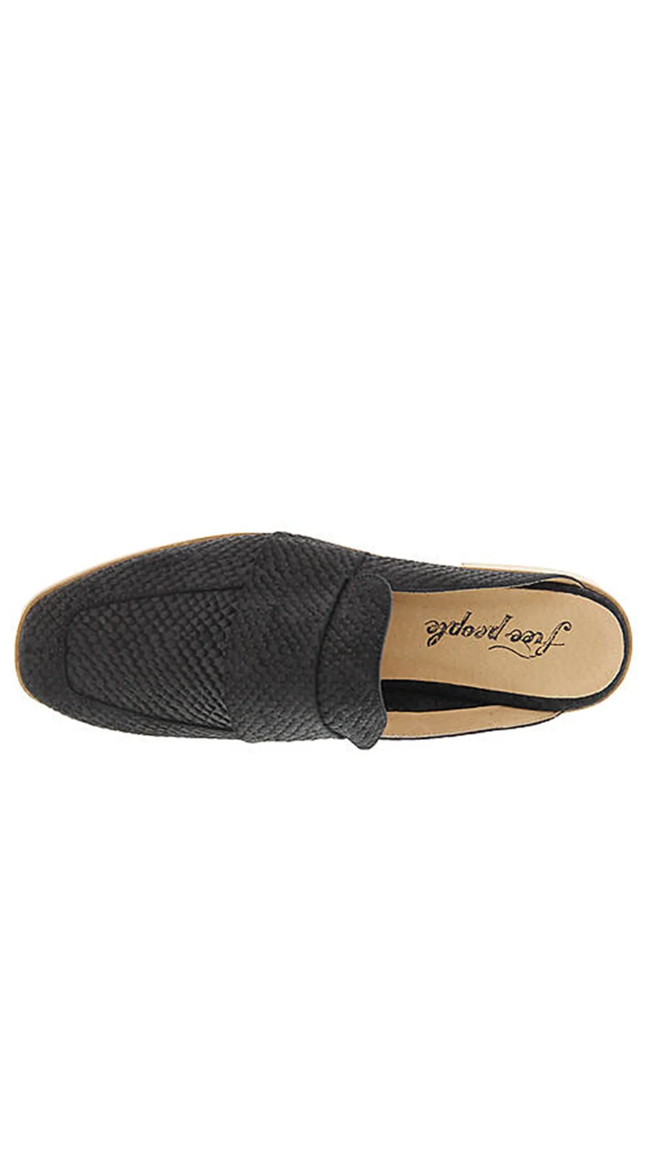 Free People Textile At Ease Loafer Black