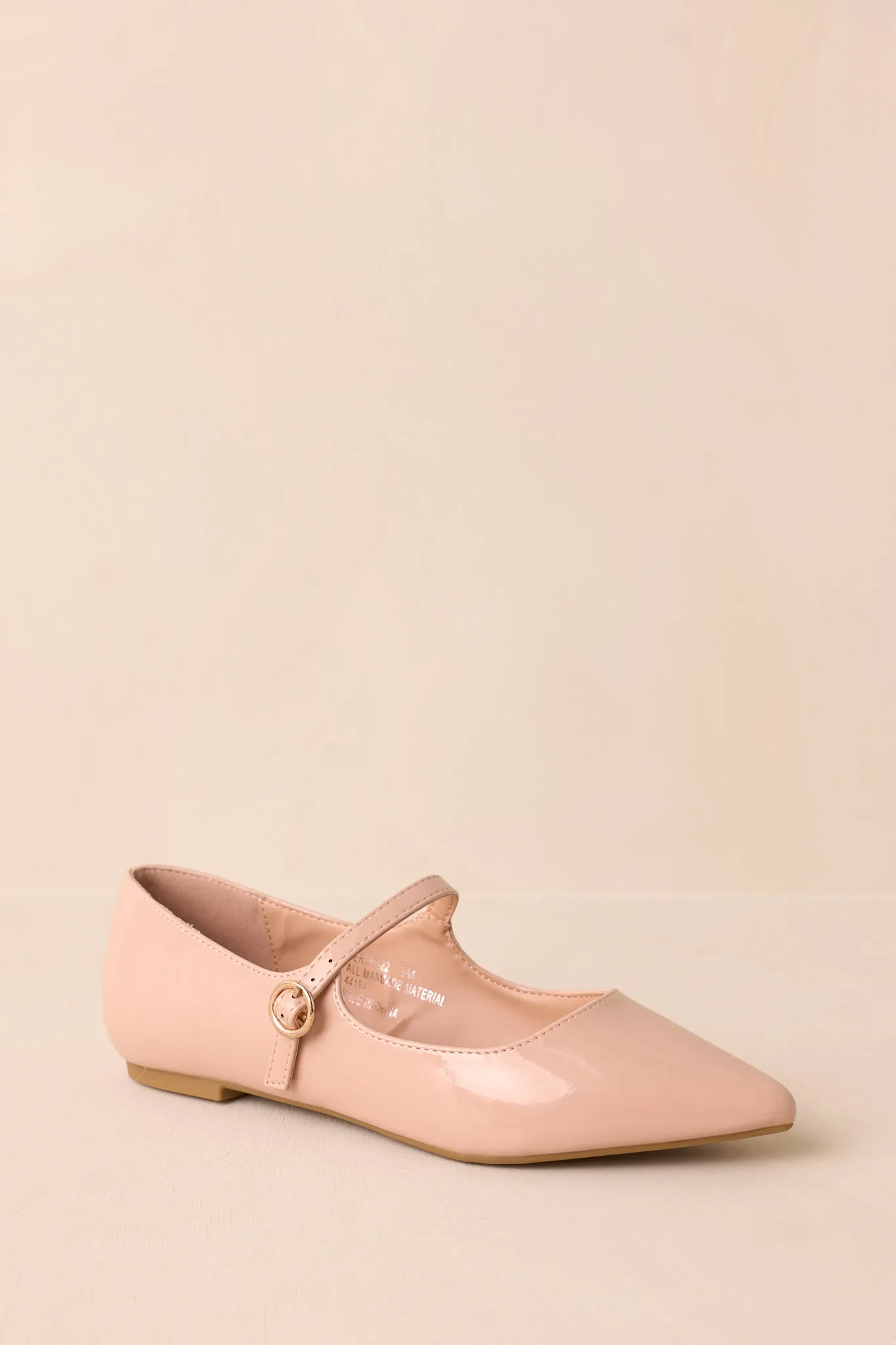 Frostveil Mantle Beige Pointed-Toe Flats