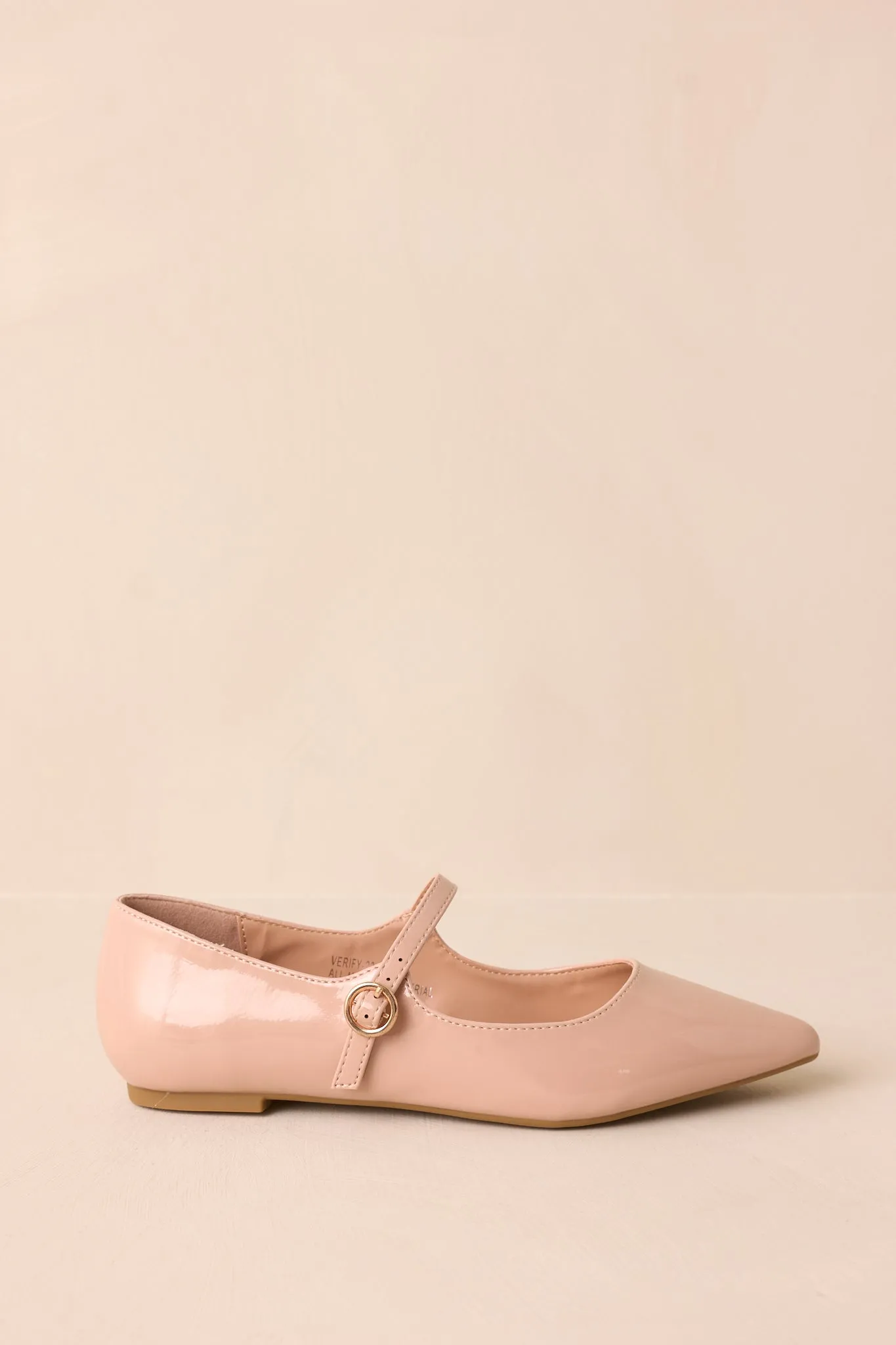 Frostveil Mantle Beige Pointed-Toe Flats