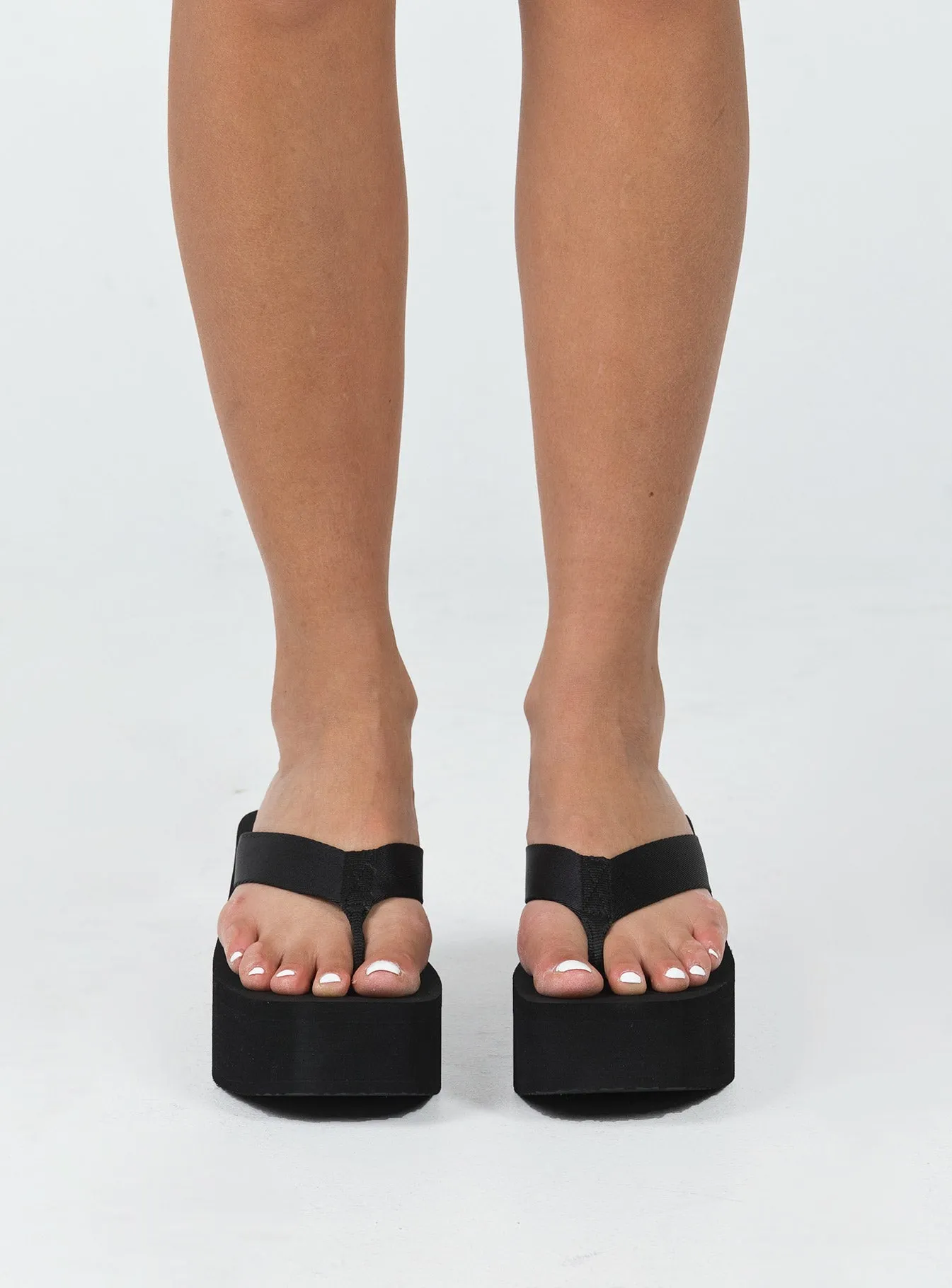 Jacey Platform Sandals Black