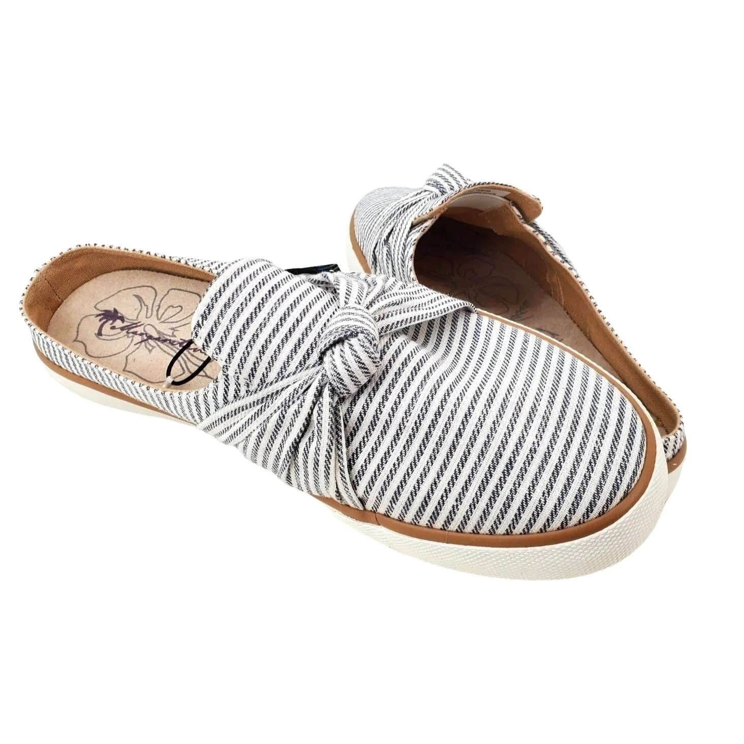 MARGARITAVILLE Mule Sneaker Woman's Slip-on Nautical Knot Sandal Shoe