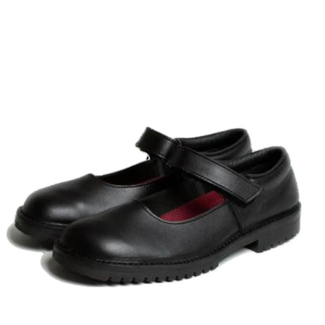 Mckinlays Molly Girls School Shoe Black leather