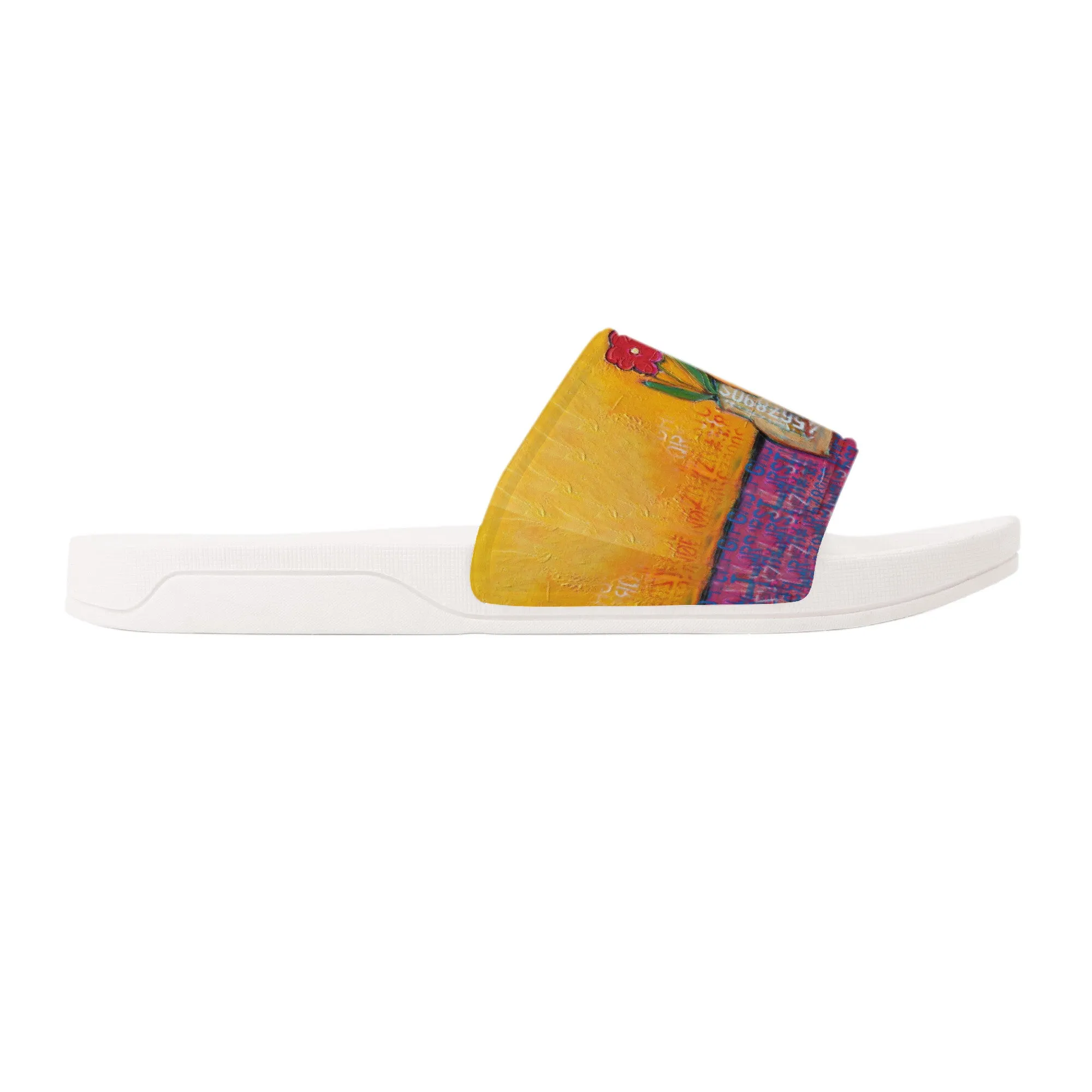 No love D30 Slide Sandals - White