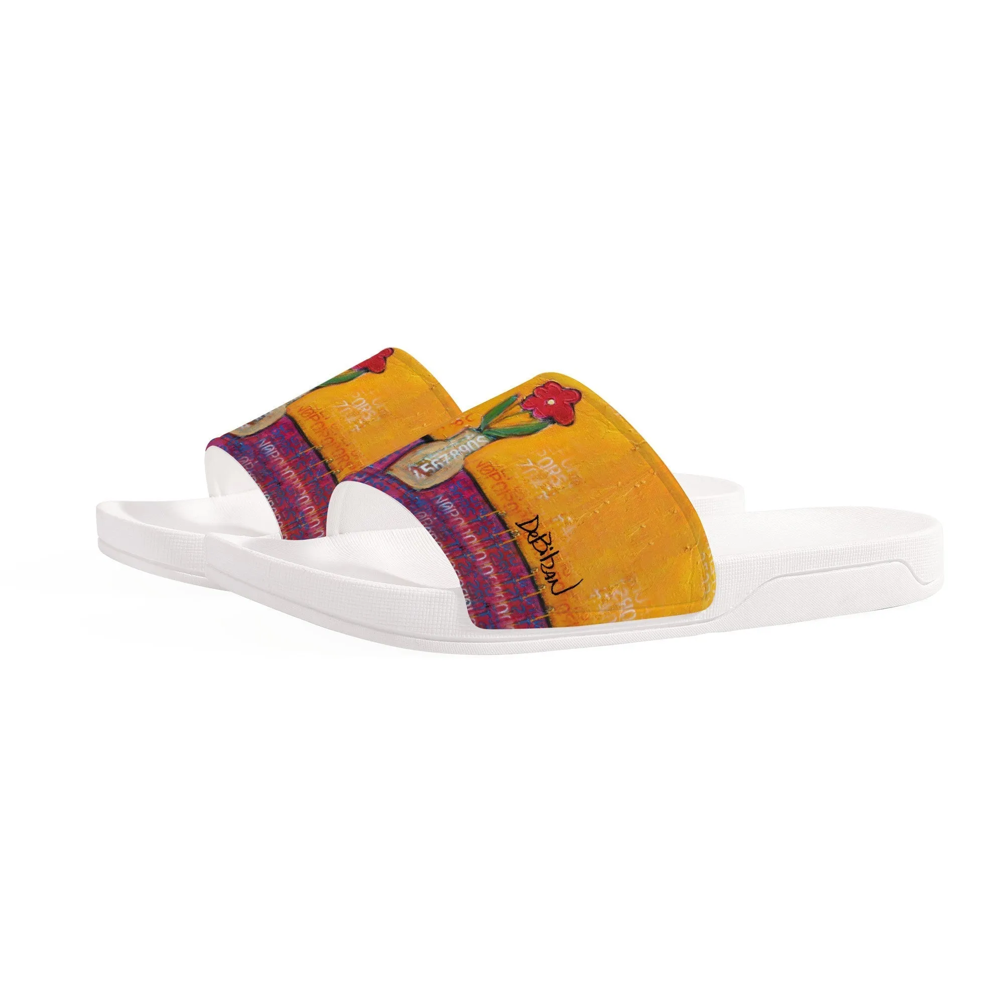 No love D30 Slide Sandals - White