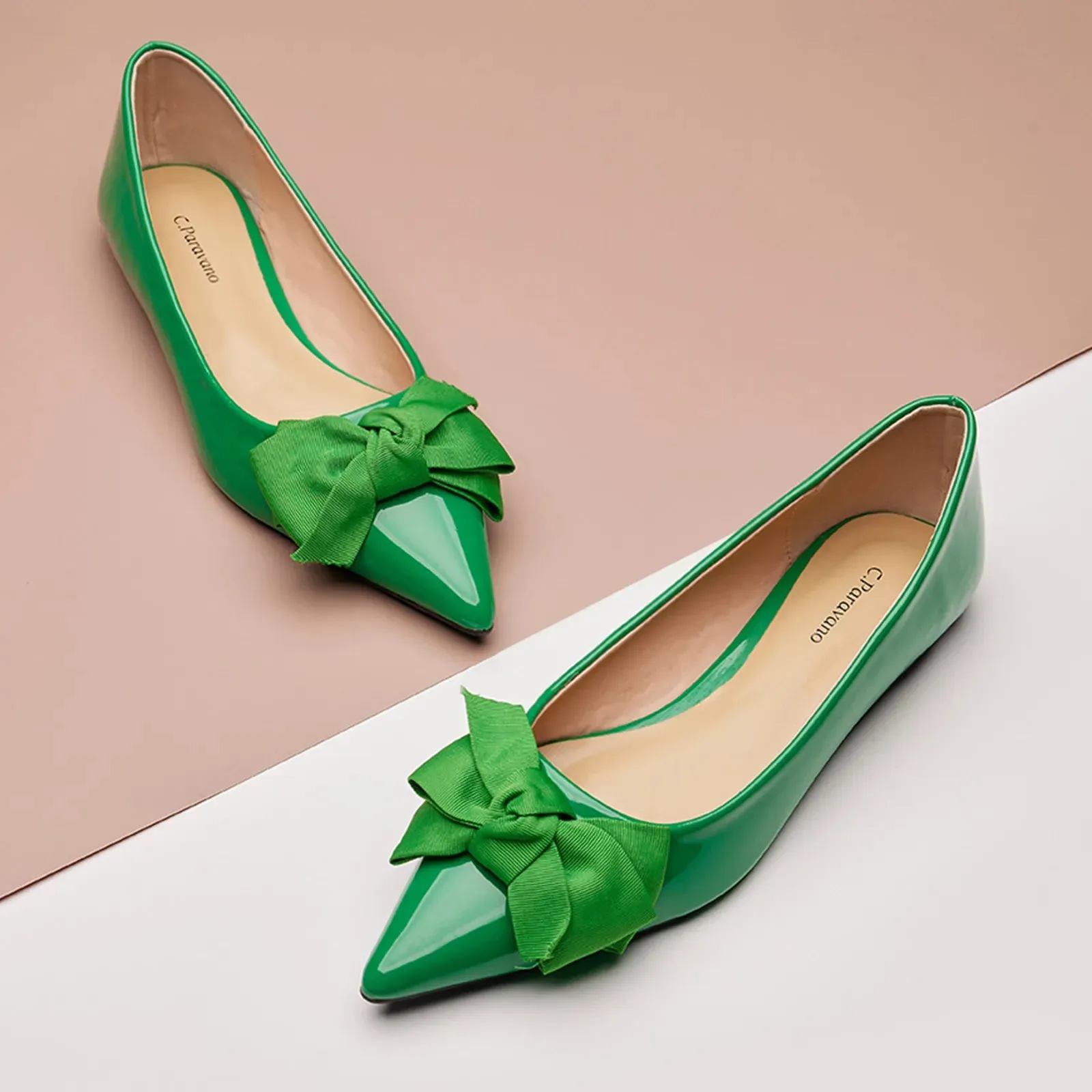 Patent Pointy Bow Flats (Aida)