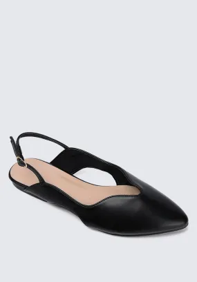 Riley Comfy Ballerina In Black