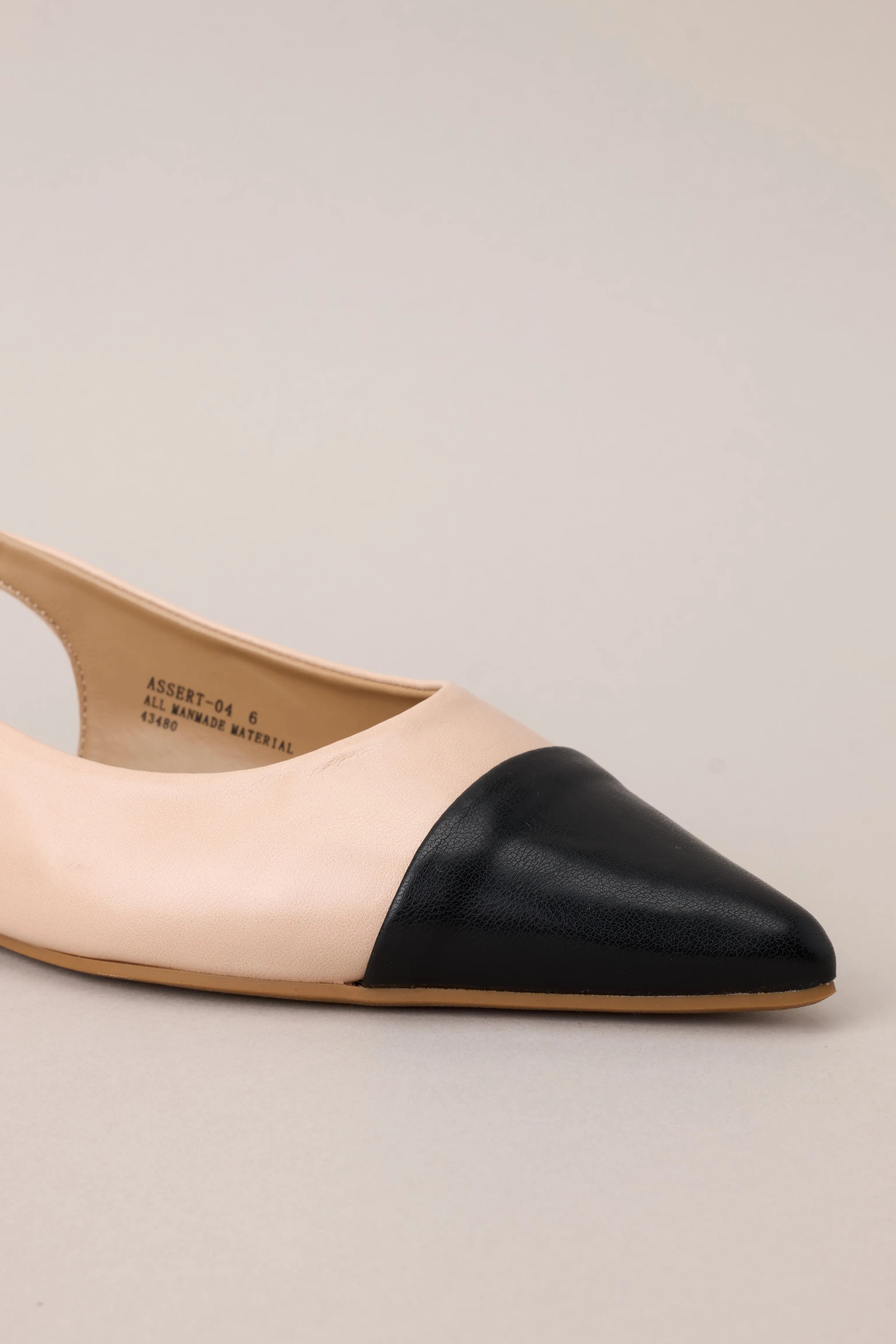 Sculpting Memories Beige SlingBack Flats