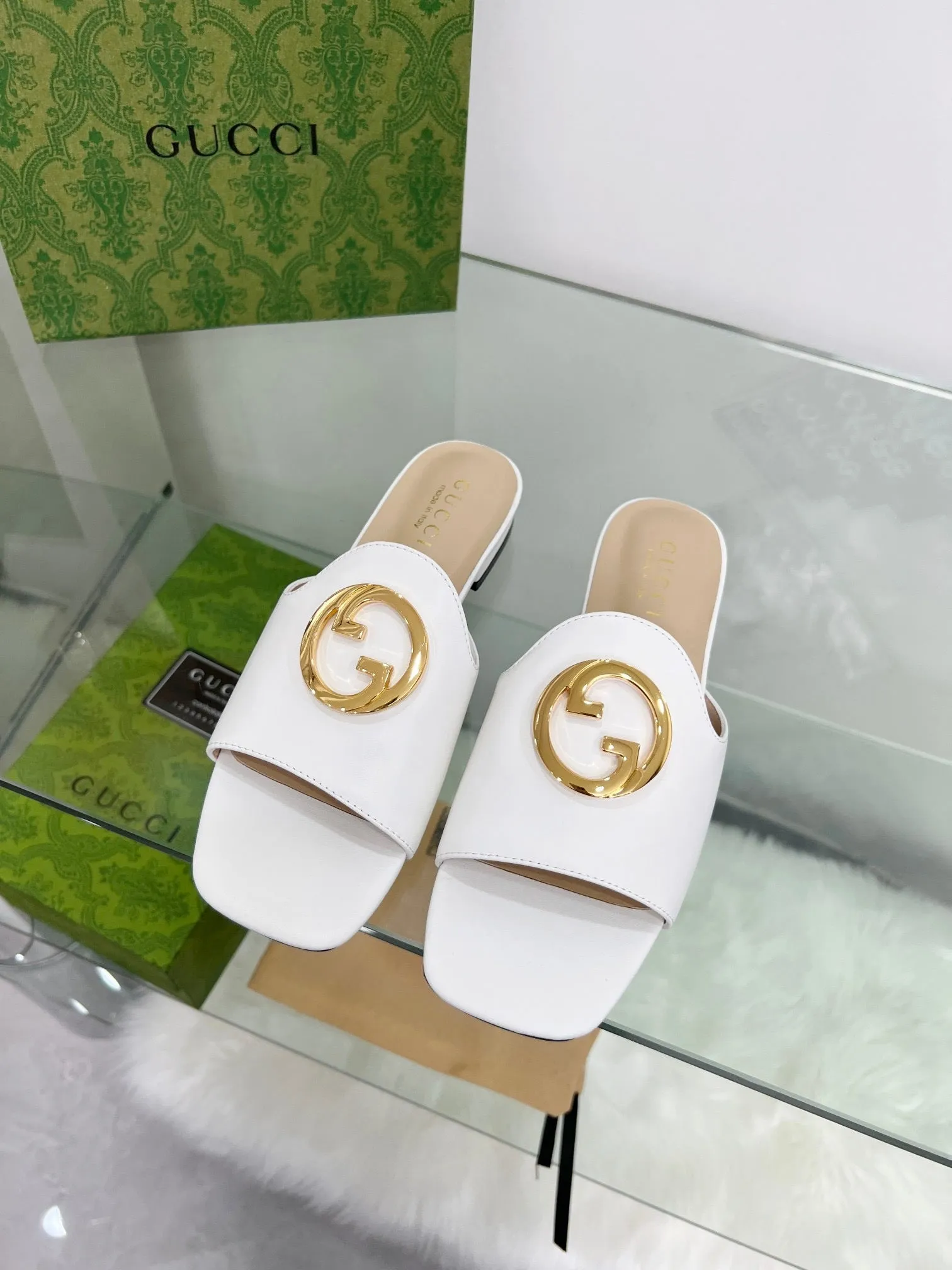 SE1066 Women's Gucci Nojum Blondie Slide /  Size5-12