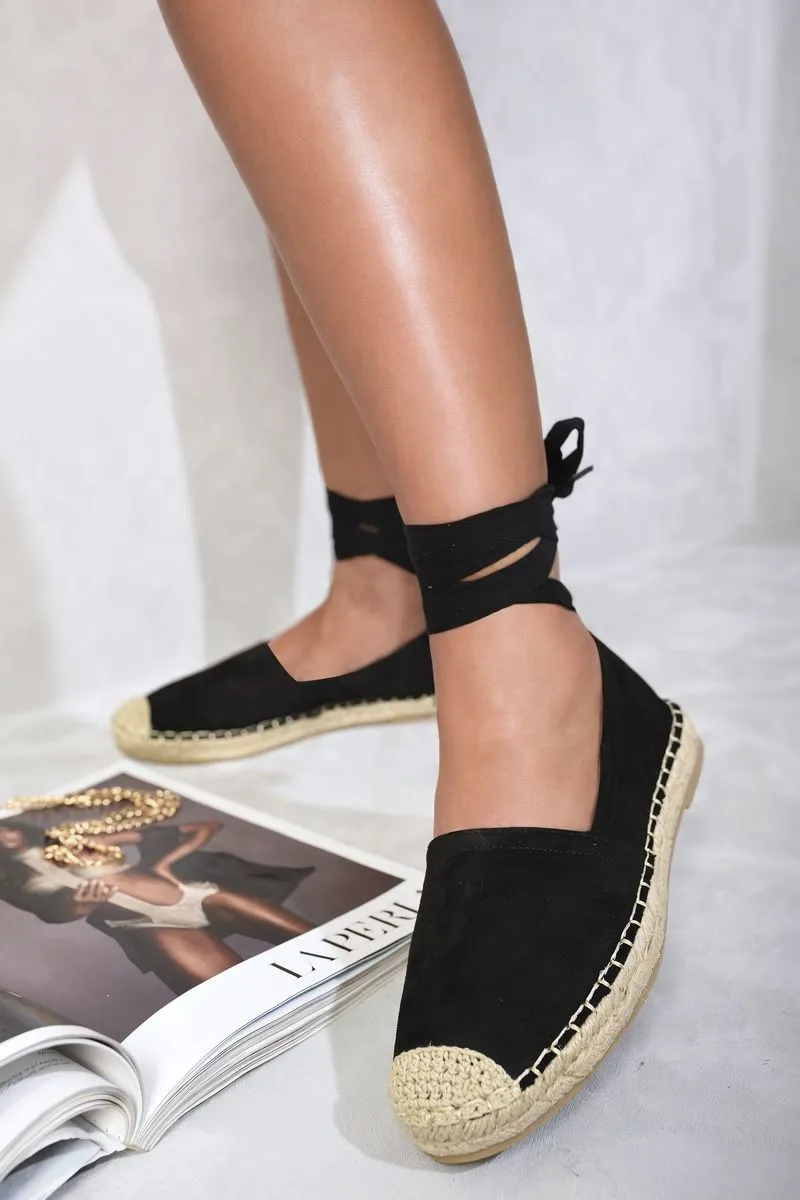 Tie Leg Espadrille Sandals