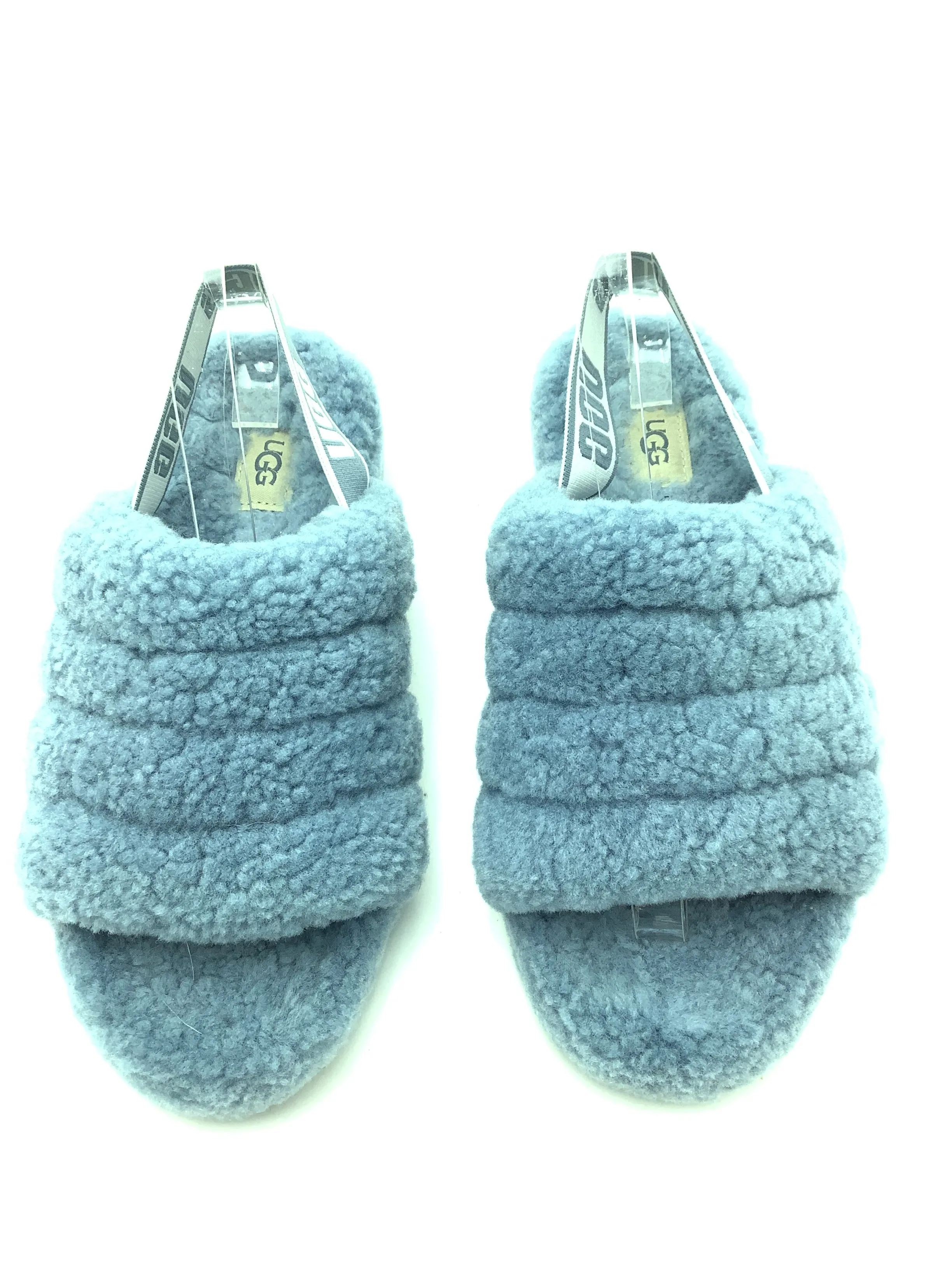 Ugg Women's Yeah Fluff Slide Blue/Grey Size: 7