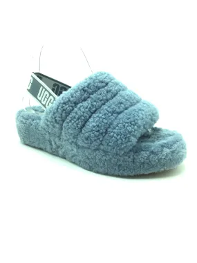 Ugg Women's Yeah Fluff Slide Blue/Grey Size: 7